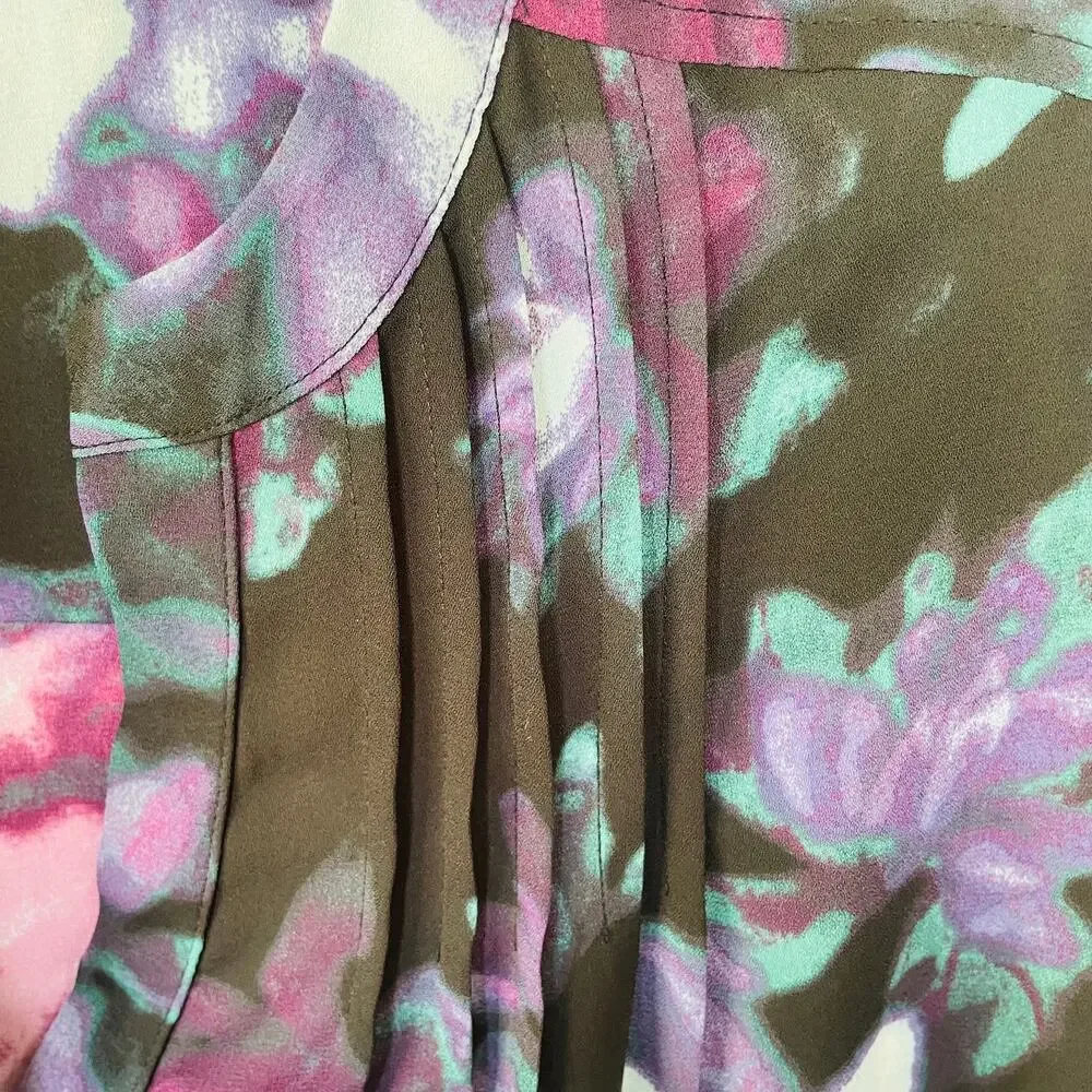 Simply Vera Vera Wang abstract print blouse size XXL - Picture 8 of 12